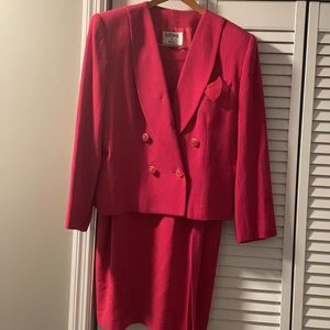 2 piece blazer and skirt